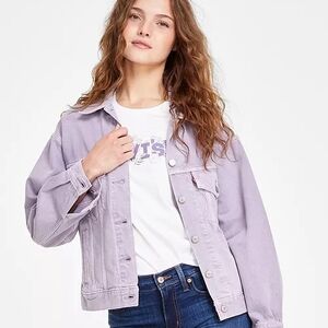 Levi's Women's 90s Cotton Trucker Jacket In Lavender
